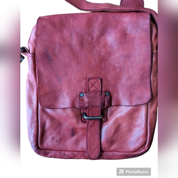 😃Harbour 2nd red leather crossbody bag - Picture 2 of 9